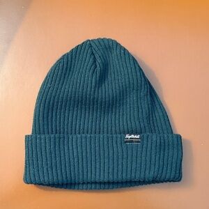 Fayettechill Green Ribbed Beanie NWOT